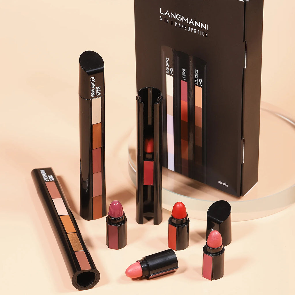 Rouge à lèvres mat 5 en 1