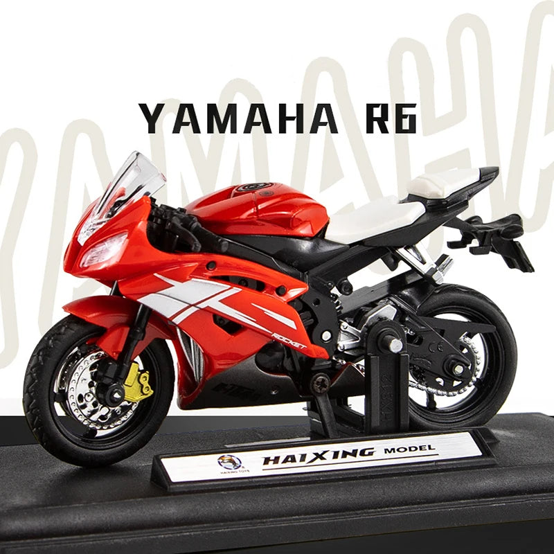 Scooter de sport Yamaha R6 en alliage à l'échelle 1:18
