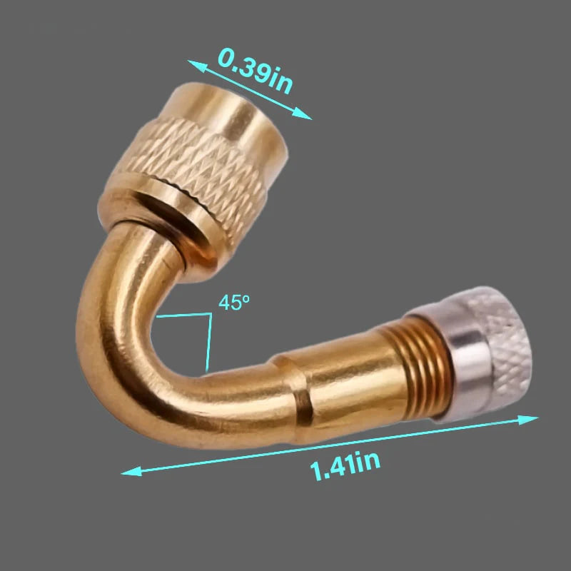 Adaptateur d'extension de valve de pneu universel pour voiture, vélo, moto, scooter