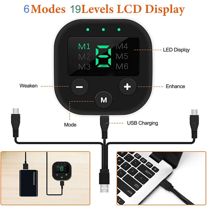 Appareil de Stimulation Musculaire Électrique sans Fil EMS