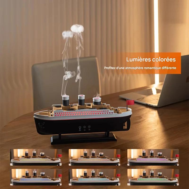 Titanic Humidificateur  – Brume Élégante, Ambiance Colorée