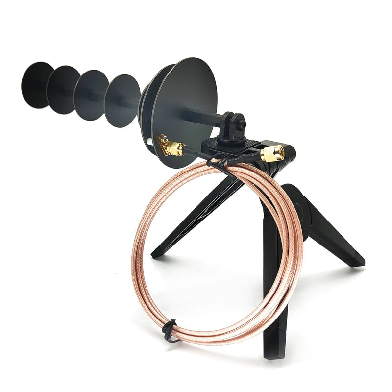 réseau Wi-Fi 12dBi avec antenne Yagi et adaptateur USB Mini PCIE