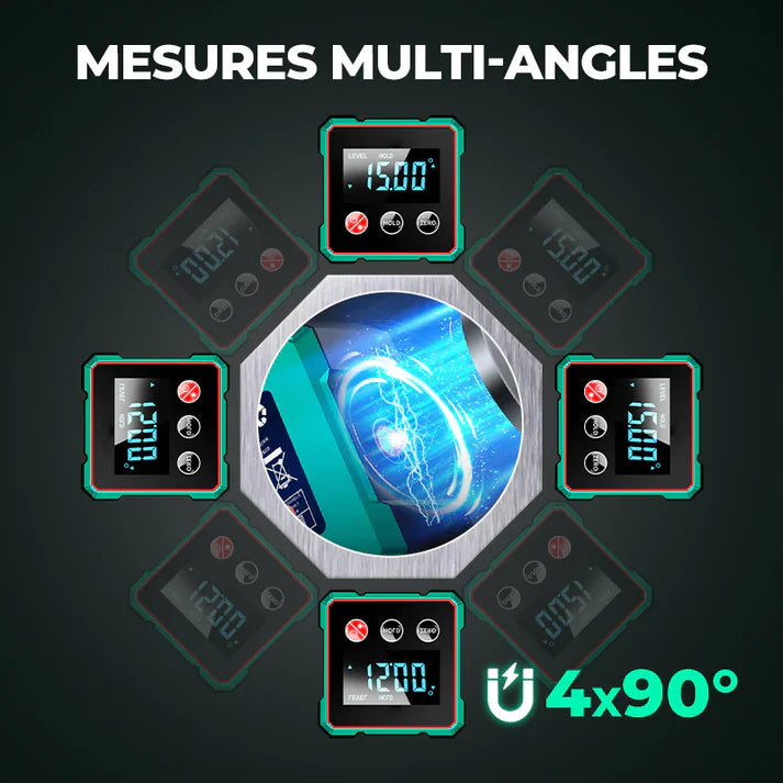Détecteur d'angle numérique magnétique avec laser électronique