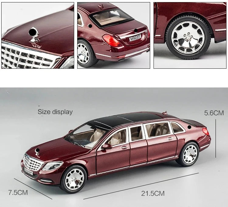 Modèle de Voiture en Métal pour Enfants – Maybach S-Class 1:24
