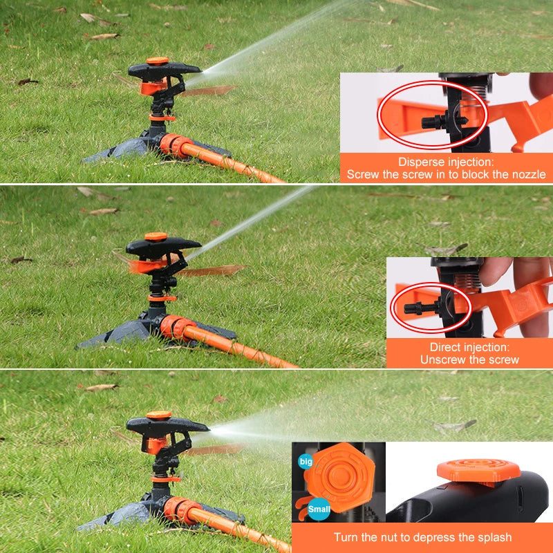 Arroseur automatique de pelouse de jardin résistant à 360