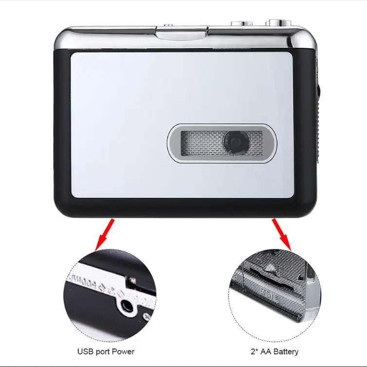 Lecteur de musique à Cassette USB convertisseur de Cassette à MP3