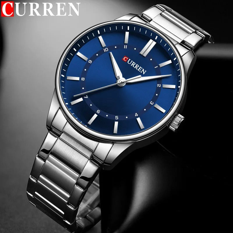 Montres CURREN en acier inoxydable pour hommes