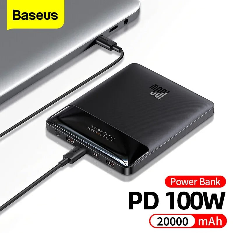 Batterie Externe Portable 100W 20000mAh Charge Rapide Powerbank PD 3.0 QC