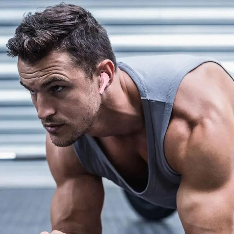 Crystal Pods-Écouteurs sans fil étanches à LED