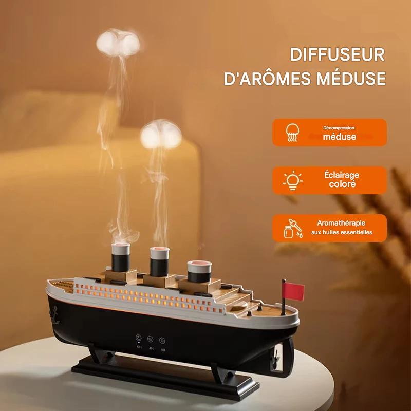Titanic Humidificateur  – Brume Élégante, Ambiance Colorée