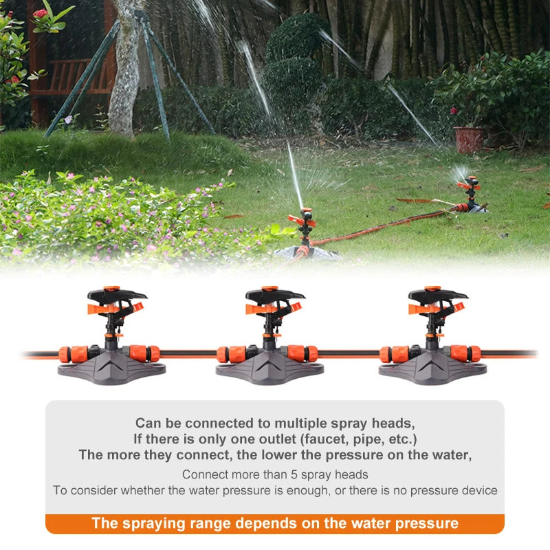 Arroseur automatique de pelouse de jardin résistant à 360