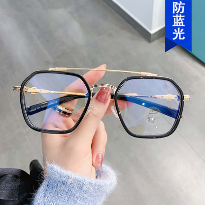 Lunettes carrées rétro anti-lumière bleue
