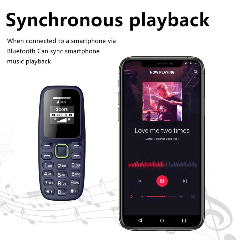 Mini Téléphone Portable BM310 avec Double Carte SIM et Bluetooth