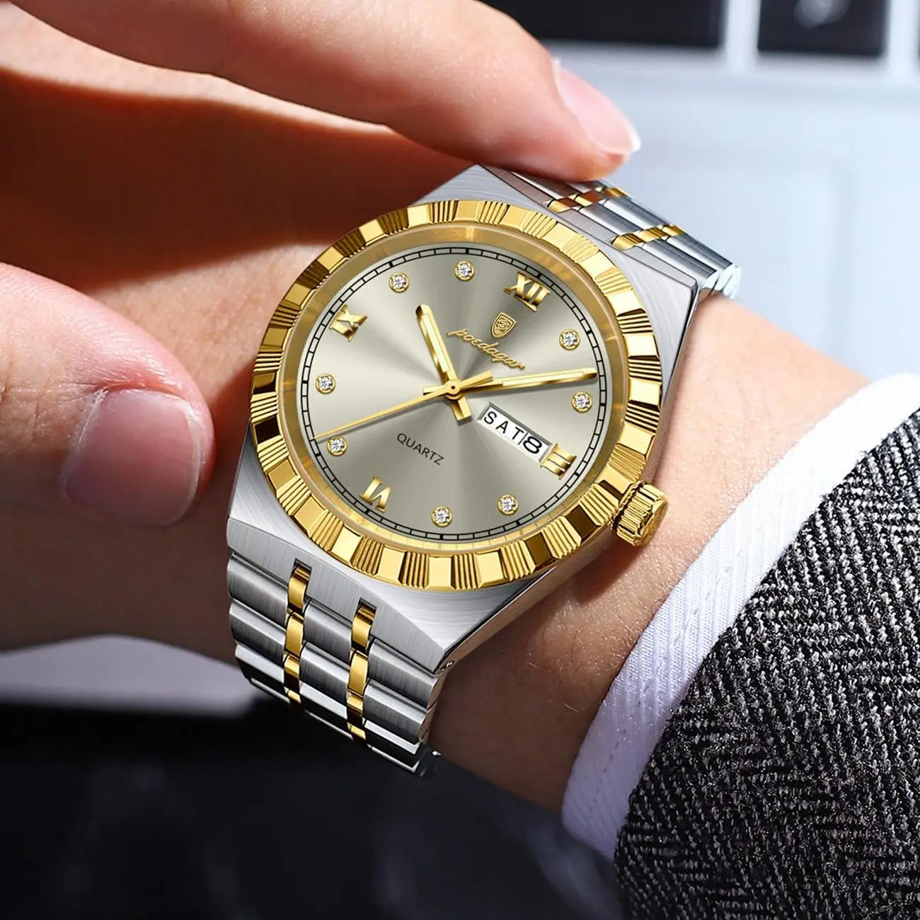 Montre Poedagar pour homme – Style suisse