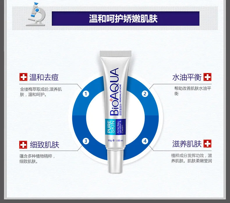 Crème Anti-Acné Bioaqua