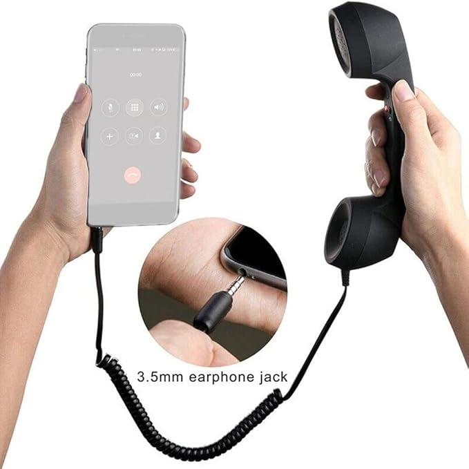 Combiné téléphonique rétro