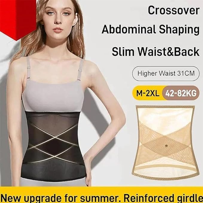 Ceinture en maille croisée pour entraîneur de taille, corset d'entraînement à la taille