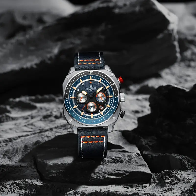 montre à quartz multifonctionnelle pour homme NAVIFORCE