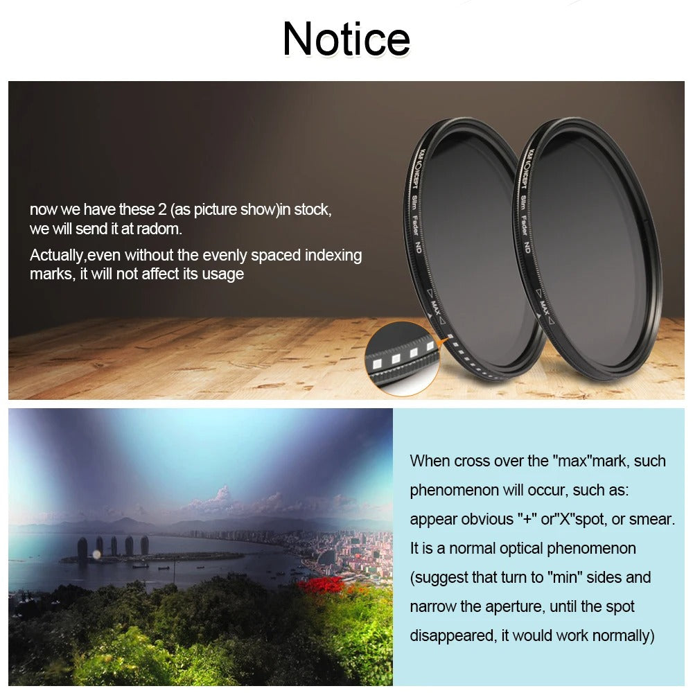 ContrastIQ™ Ultra HD Variable ND Filter - Capture Every Moment with Precision
