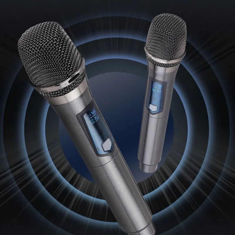 Microphone professionnel sans fil 2 en 1 pour singe