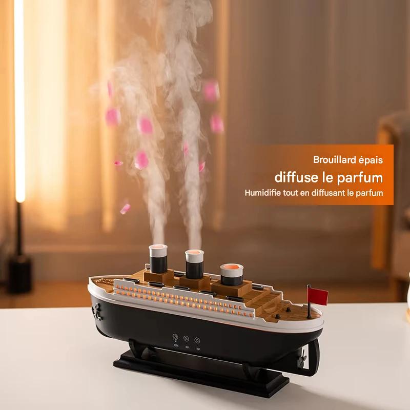 Titanic Humidificateur  – Brume Élégante, Ambiance Colorée
