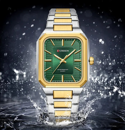✨Montre à quartz tendance pour homme CURREN 8457 avec bracelet en acier✨