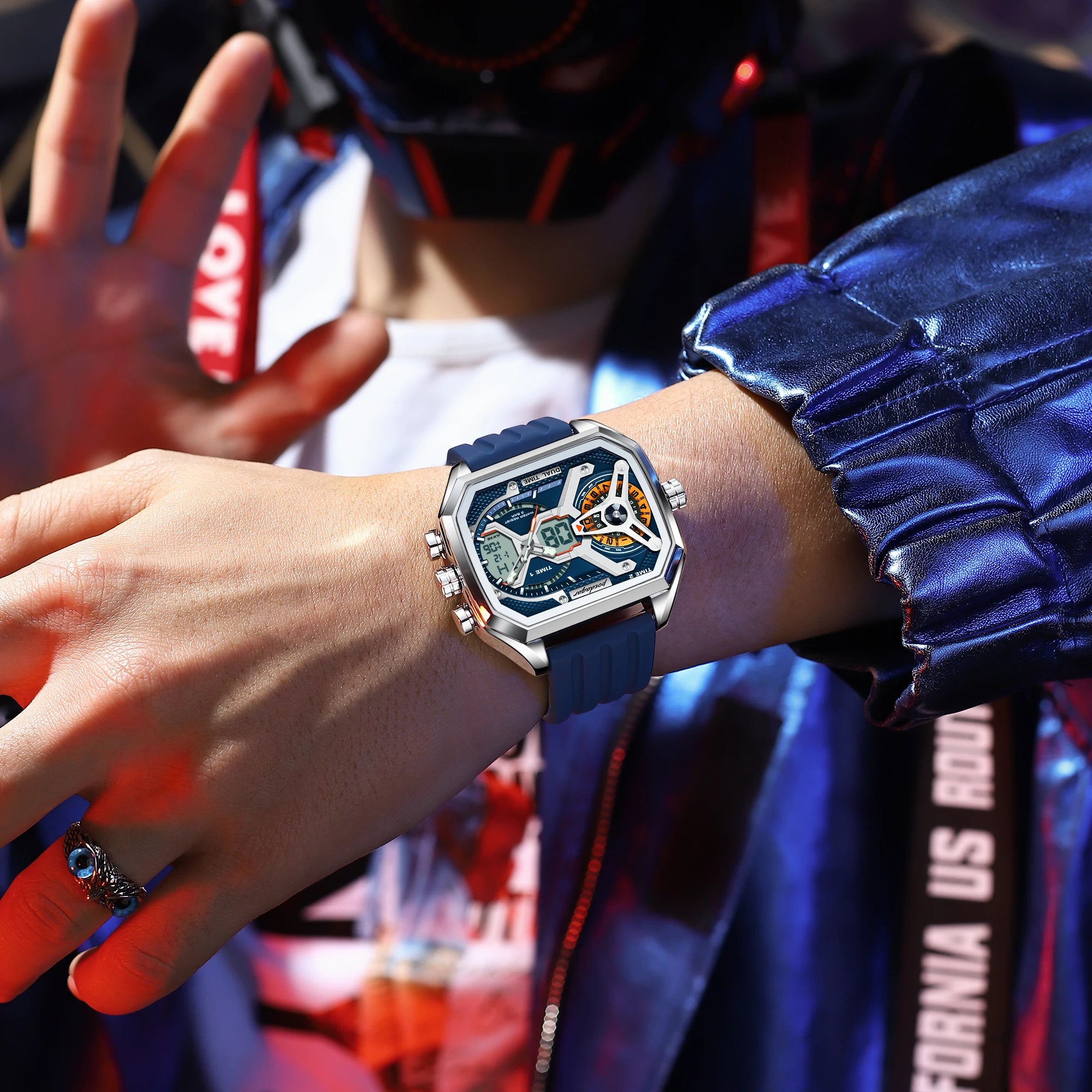 POEDAGAR E106 – ⌚Montre pour Homme