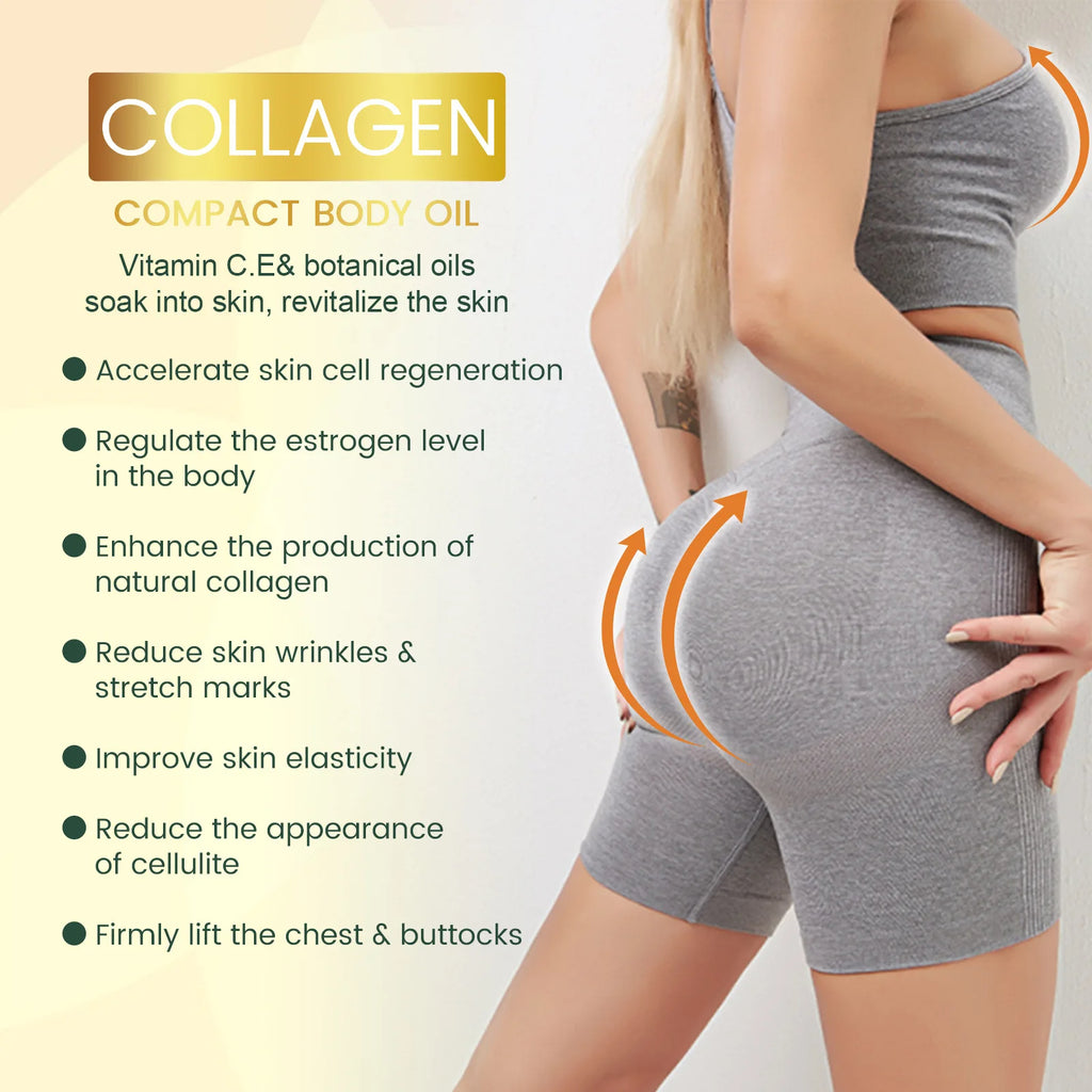 Huile Corporelle Liftante au Collagène – La Révolution pour une Peau Sublime