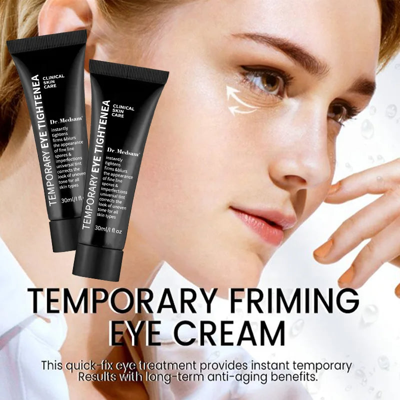 Crème contour des yeux anti-cernes, raffermissante instantanée, anti-rides