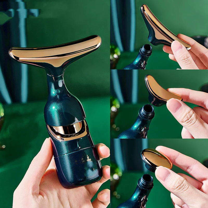 Masseur facial multifonctionnel