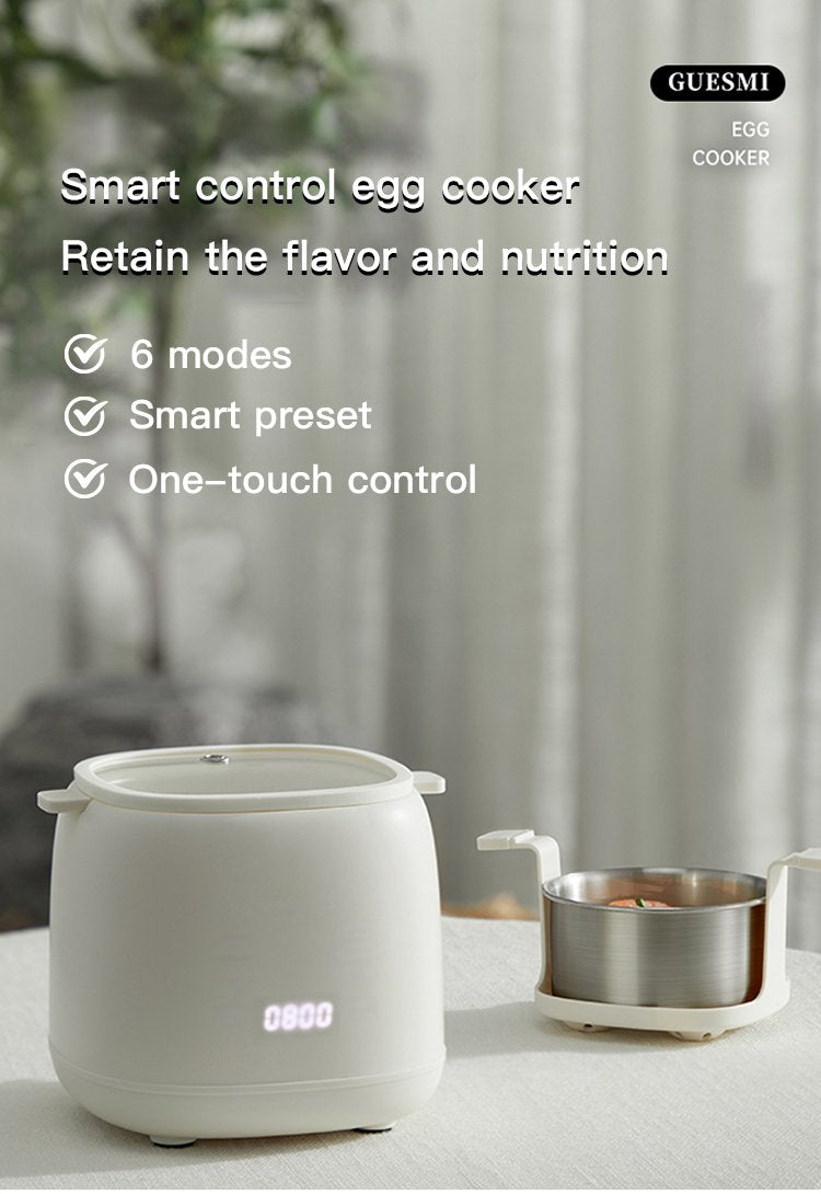 Cuiseur d'œufs à vapeur automatique.