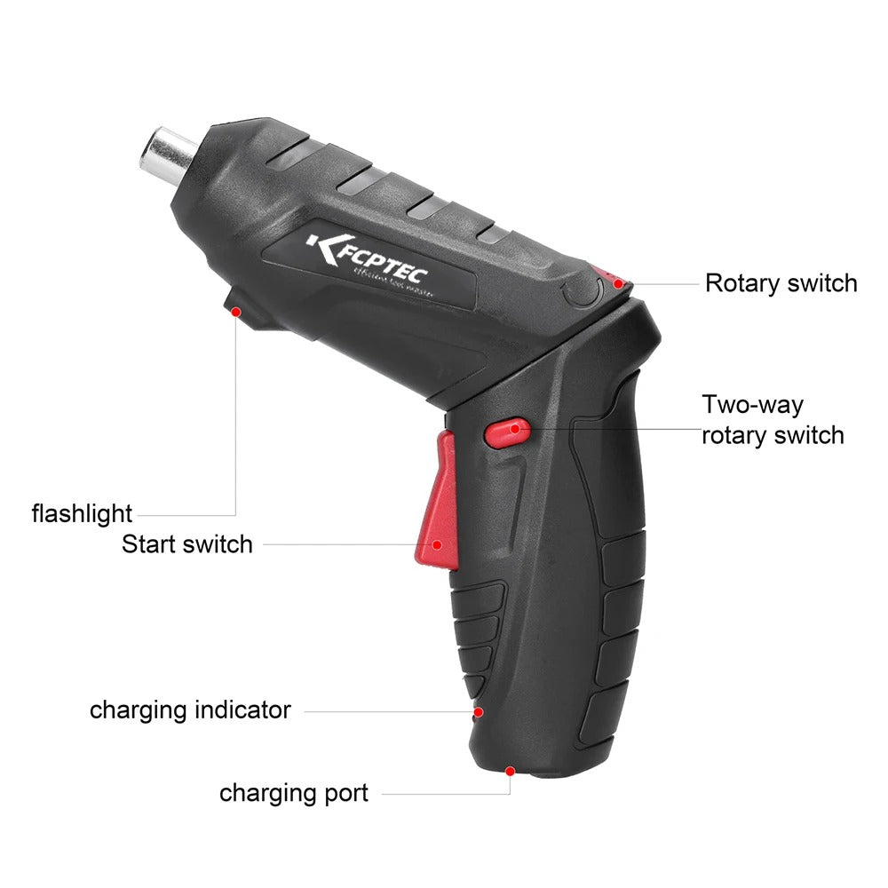 Mini tournevis électrique sans fil, Batterie Rechargeable, Perceuse électrique sans fil