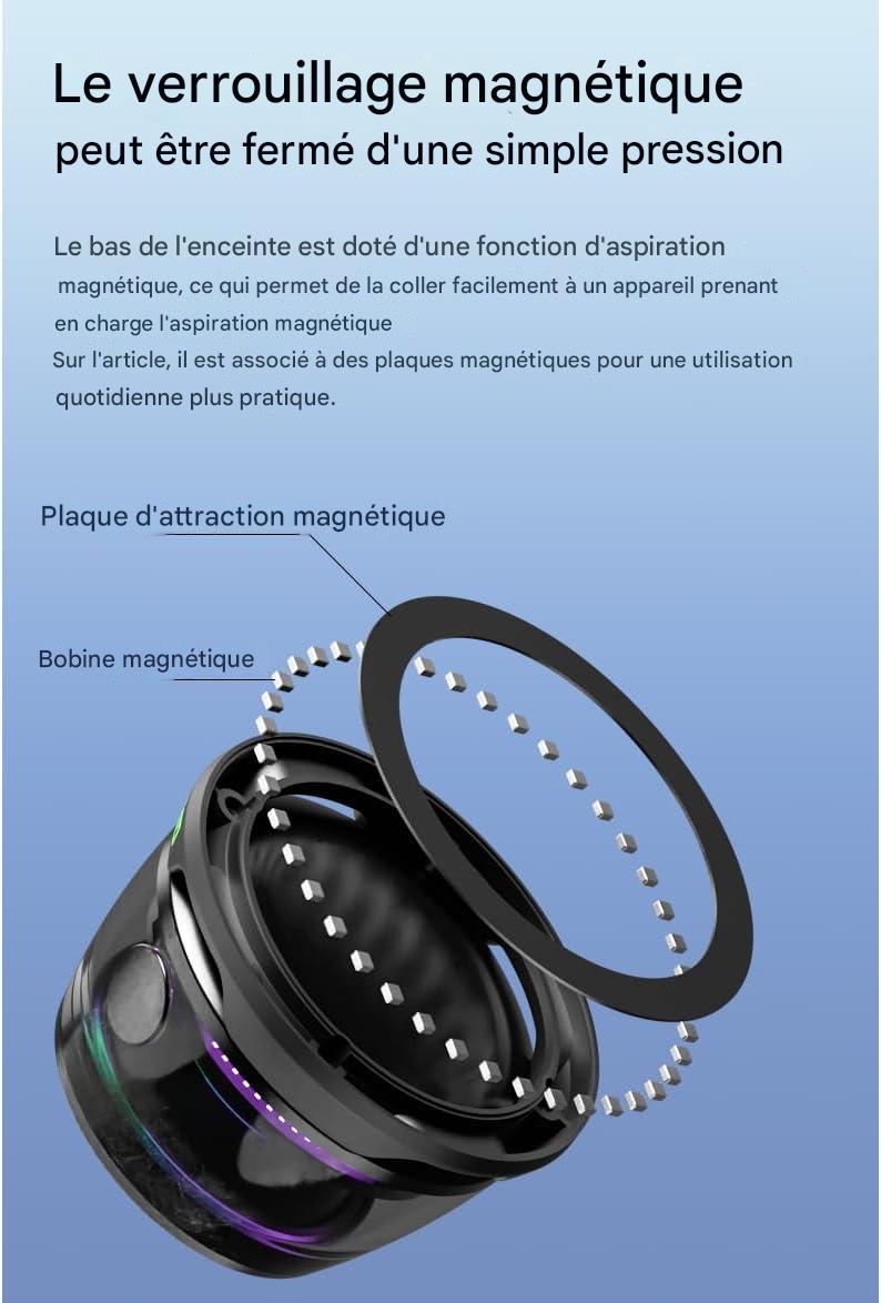 Support de haut-parleur magnétique portable