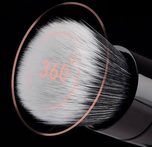 pinceaux maquillage électrique avec têtes rotatives interchangeables.