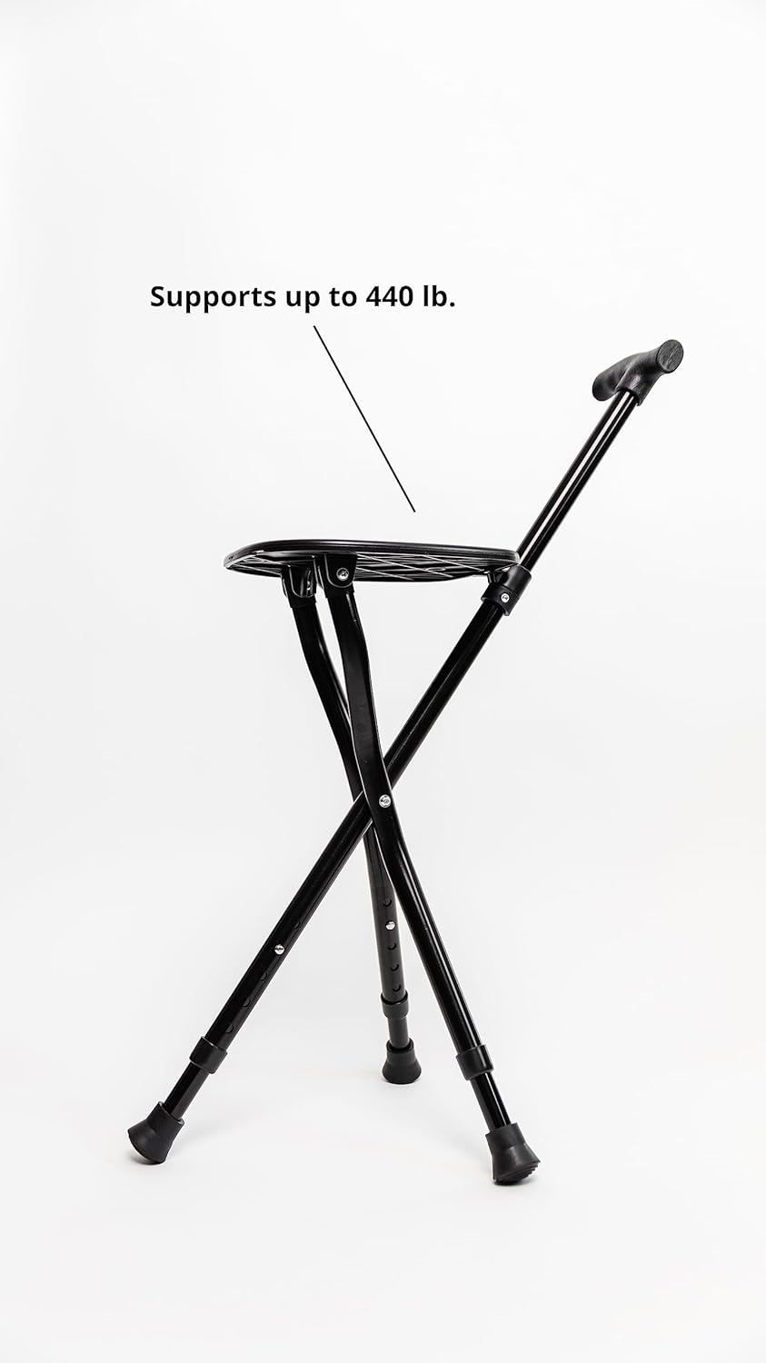 Canne de marche pliante réglable portable