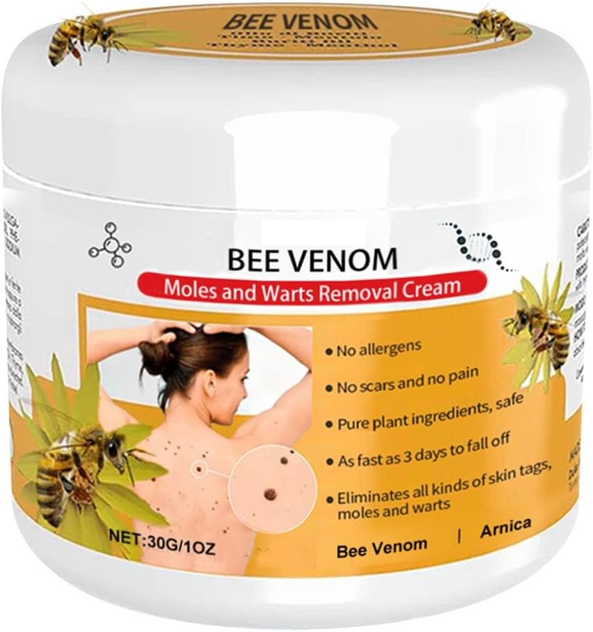 Crème au venin d'abeille, verrues au venin d'abeille, crème anti-verrues