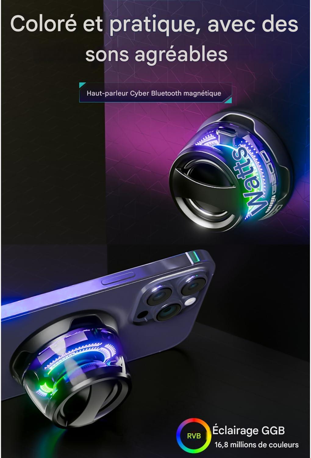 Support de haut-parleur magnétique portable