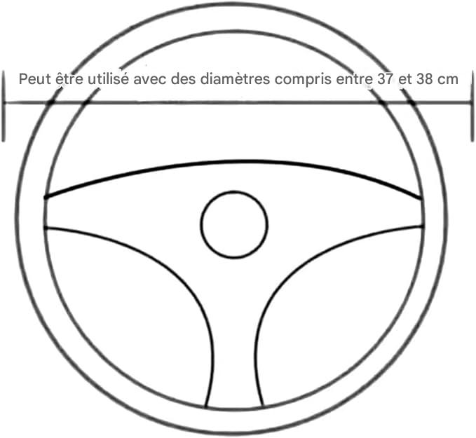 Housse de volant en cuir personnalisée