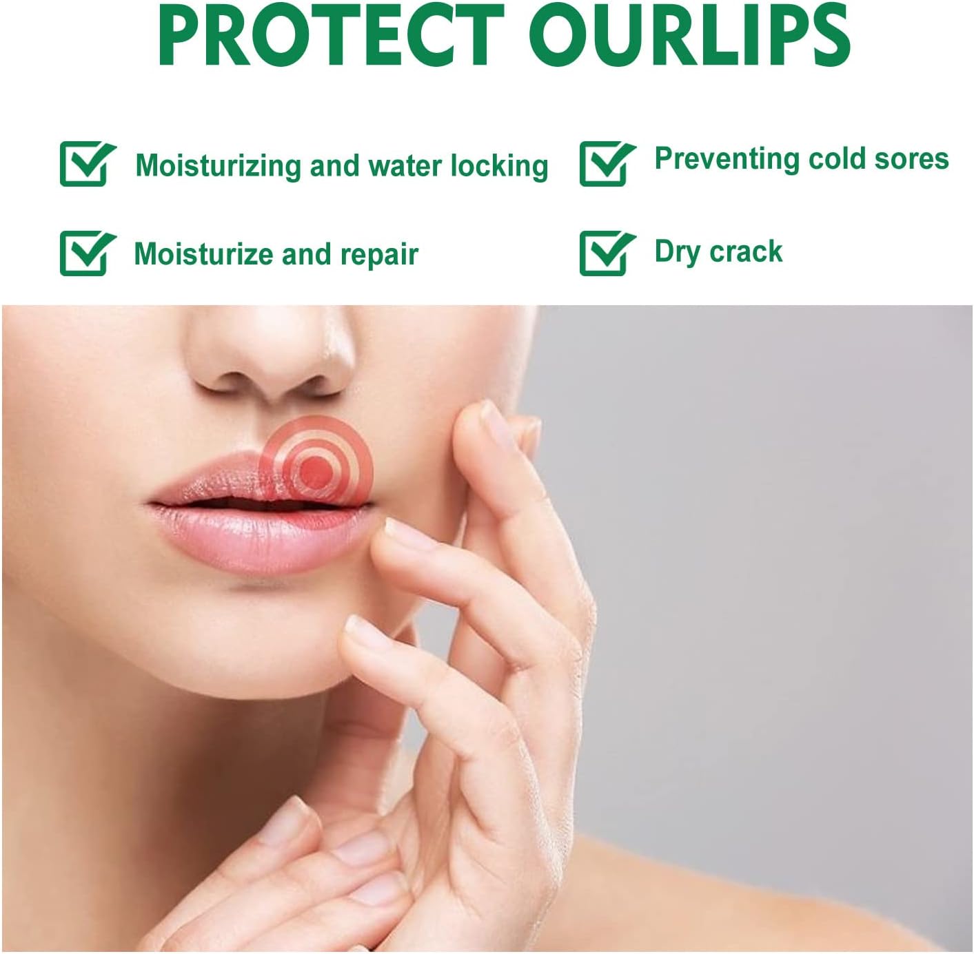 Baume à Lèvres Aux Herbes, Crème Hydratante Pour Les Lèvres