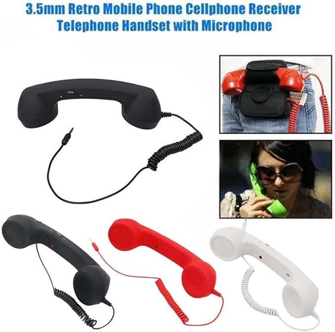 Combiné téléphonique rétro