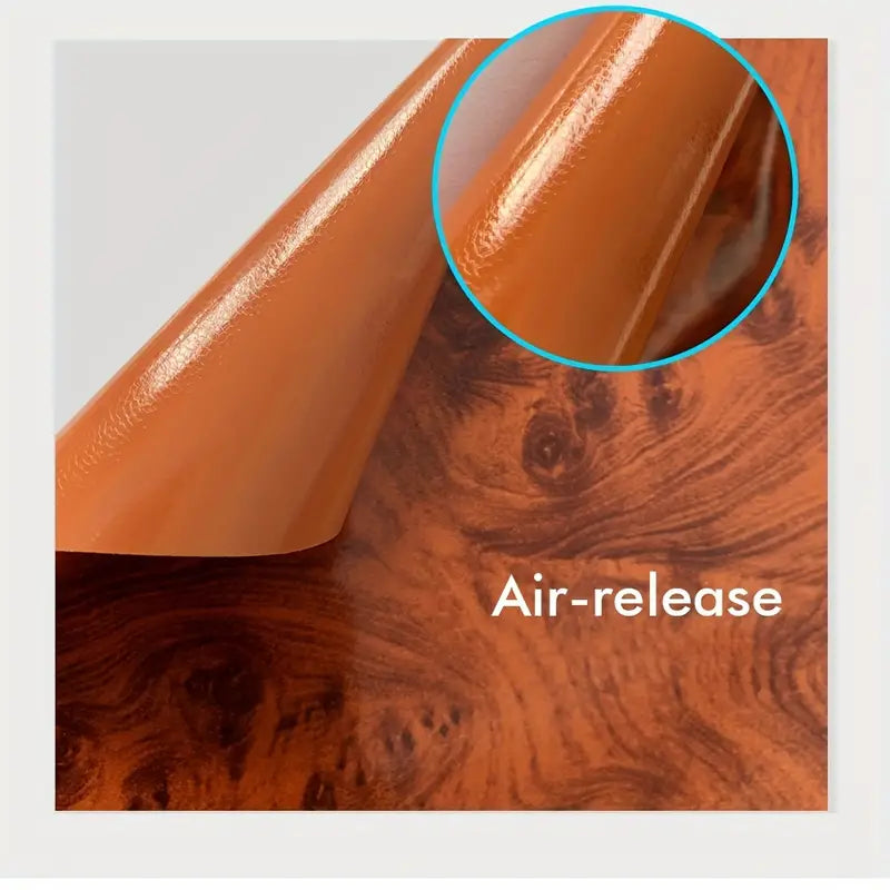 Autocollant Intérieur Voiture Effet Bois Brillant