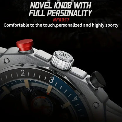 montre à quartz multifonctionnelle pour homme NAVIFORCE