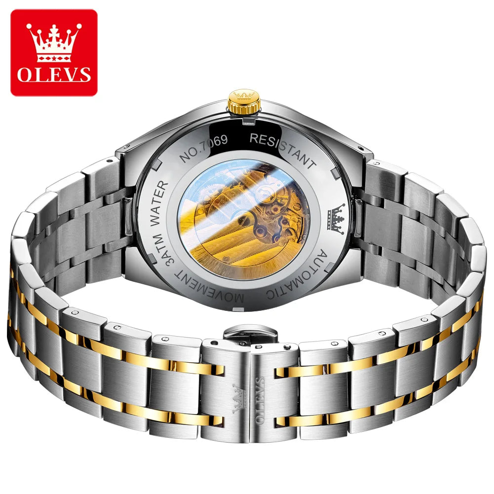 OLEVS 7069  montre mécanique pour homme