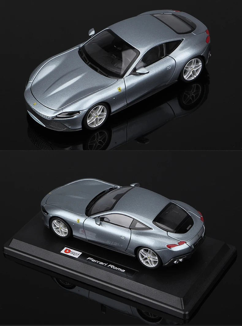Bburago – Modèle réduit Ferrari Roma en alliage moulé sous pression, échelle 1:24