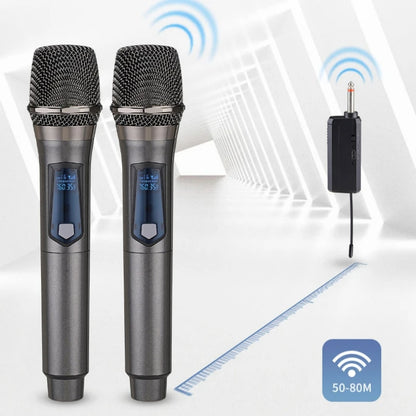 Microphone professionnel sans fil 2 en 1 pour singe
