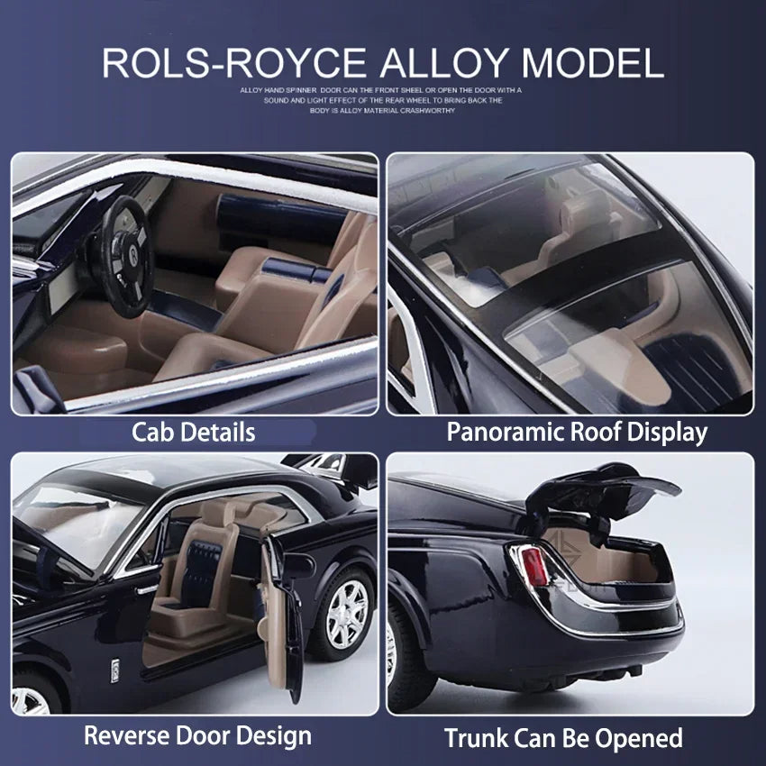 Rolls-Royce Huiying 1/24 - Modèle de Voiture en Métal