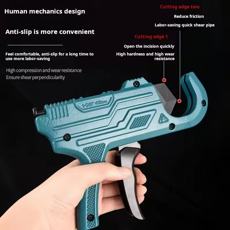 Coupe-tuyau en PVC robuste avec pistolet