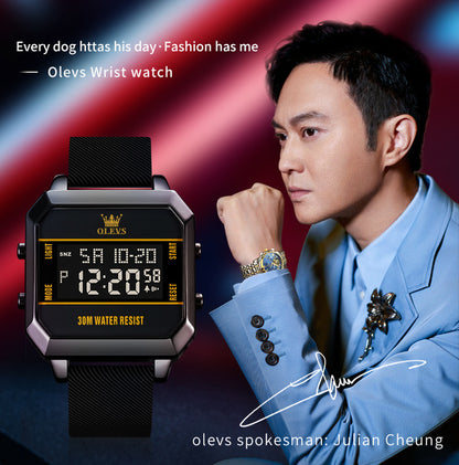 Montre Électronique Multifonctionnelle pour Homme