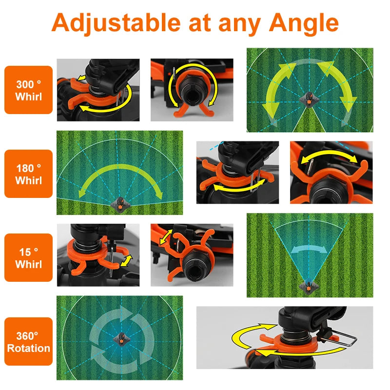 Arroseur automatique de pelouse de jardin résistant à 360