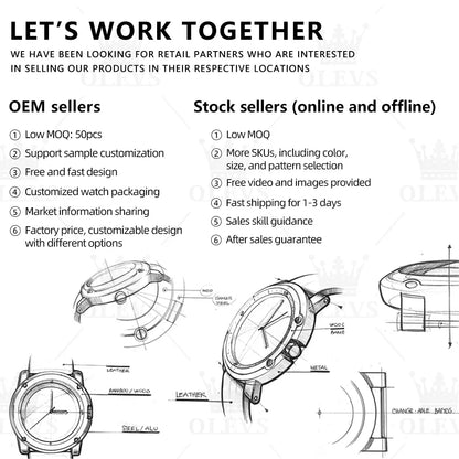 OLEVS Montre pour Femme